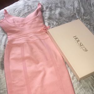 Gorgeous Pink bondage dress from House of CB